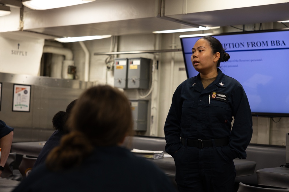 Career Development Training Course Aboard USS Curtis Wilbur (DDG 54)