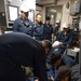 Medical Training Team Drill Aboard USS Curtis Wilbur (DDG 54)