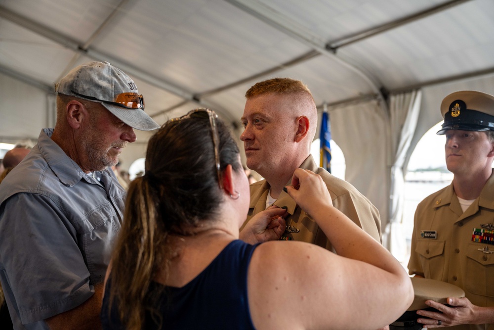 COMSUBPAC Holds Chief Pinning Ceremony aboard Battleship Missouri Memorial