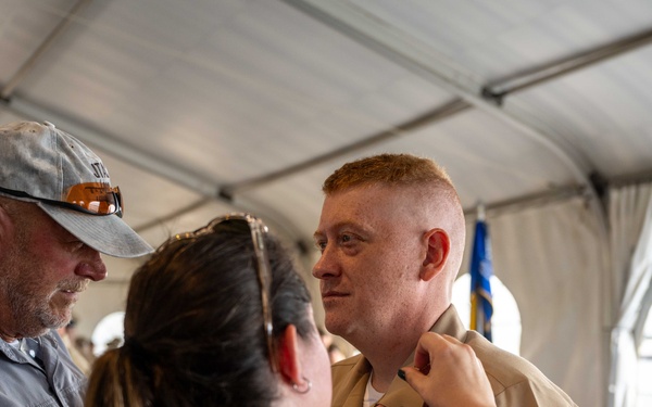 COMSUBPAC Holds Chief Pinning Ceremony aboard Battleship Missouri Memorial
