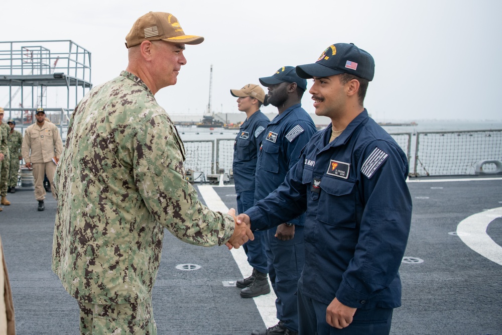 SWOBOSS visits USS Paul Hamilton