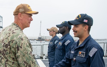 SWOBOSS visits USS Paul Hamilton