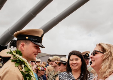 COMSUBPAC Holds Chief Pinning Ceremony aboard Battleship Missouri Memorial