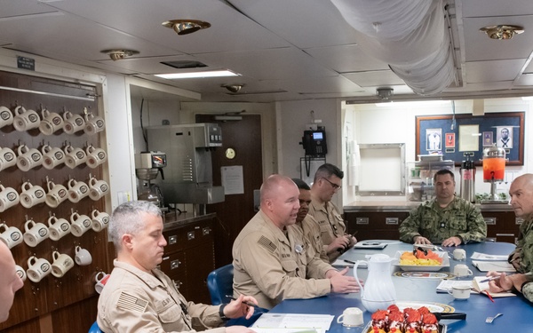 SWOBOSS visits USS Pinckney
