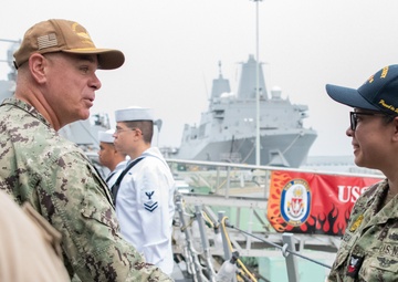 SWOBOSS visits USS Pinckney