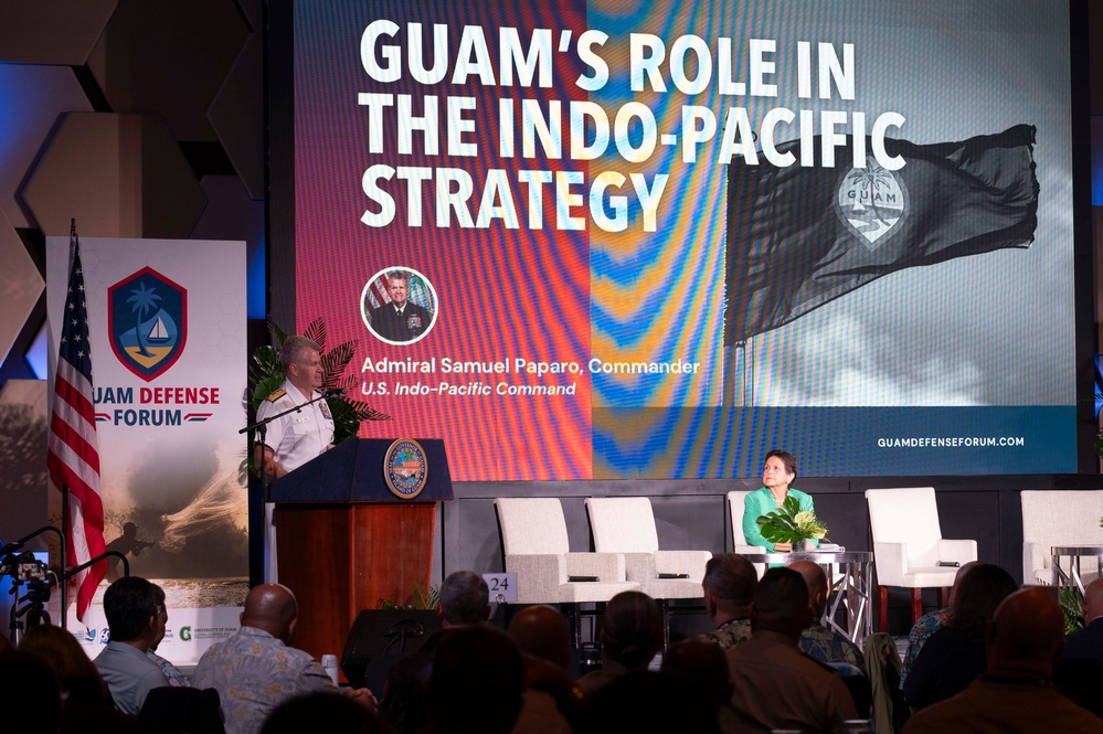 USINDOPACOM Commander Underscores U.S.-Guam Partnership, Regional Security at Defense Forum