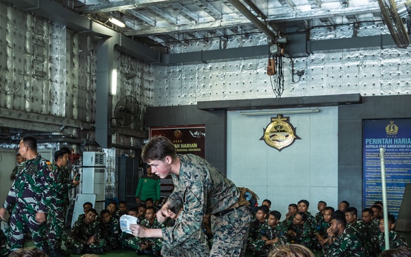 Super Garuda Shield 25: U.S. Marines, Dutch Marines, Indonesian Armed Forces conduct Tactical Combat Casualty Care class