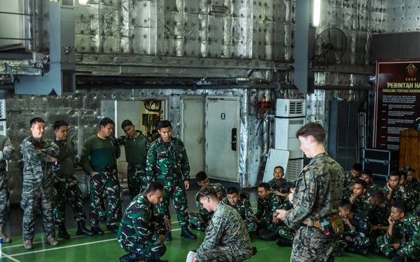 Super Garuda Shield 25: U.S. Marines, Dutch Marines, Indonesian Armed Forces conduct Tactical Combat Casualty Care class