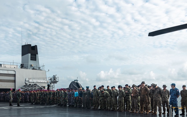 Super Garuda Shield 25: U.S. Marines, Dutch Marines, Indonesian Armed Forces pose for a group photo