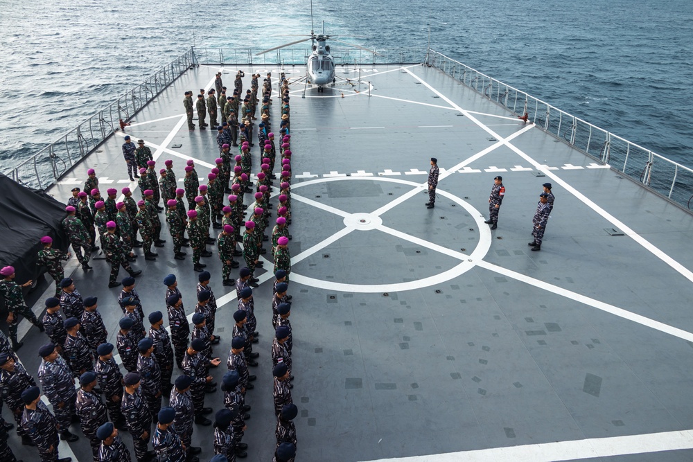 Super Garuda Shield 25: U.S. Marines, Dutch Marines, Indonesian Armed Forces pose for a group photo