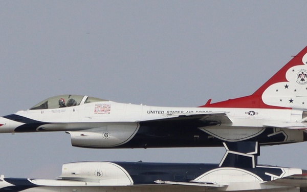 U.S. Air Force Thunderbirds perform at the 2025 Joint Base Andrews Air Show