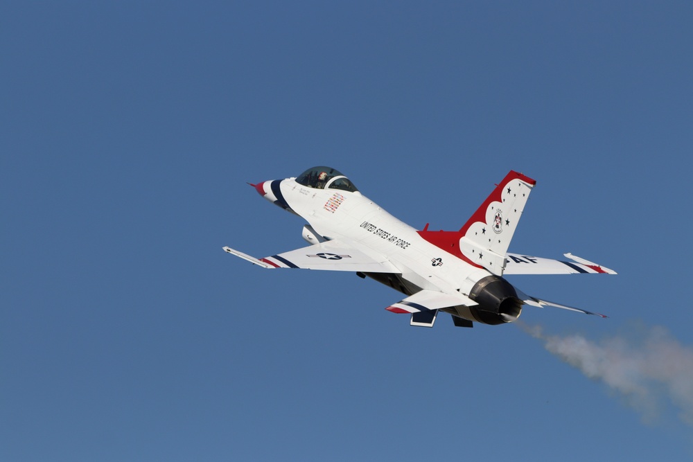U.S. Air Force Thunderbirds perform at the 2025 Joint Base Andrews Air Show