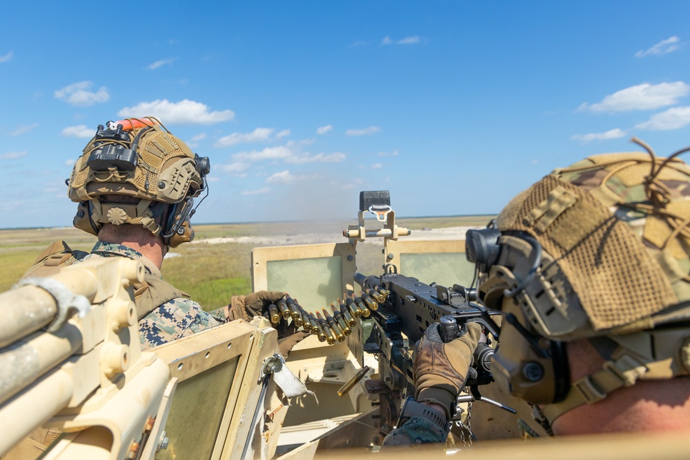 UNITAS 2025: US Marines Conduct Machine Gun and Mortars Range with Spanish Marines