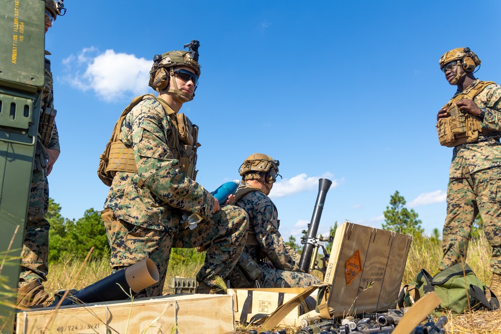 UNITAS 2025: US Marines Conduct Machine Gun and Mortars Range with Spanish Marines