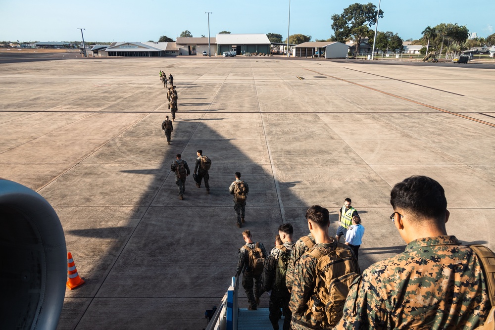 MRF-D 25.3: U.S. Marines return to Australia from Indonesia