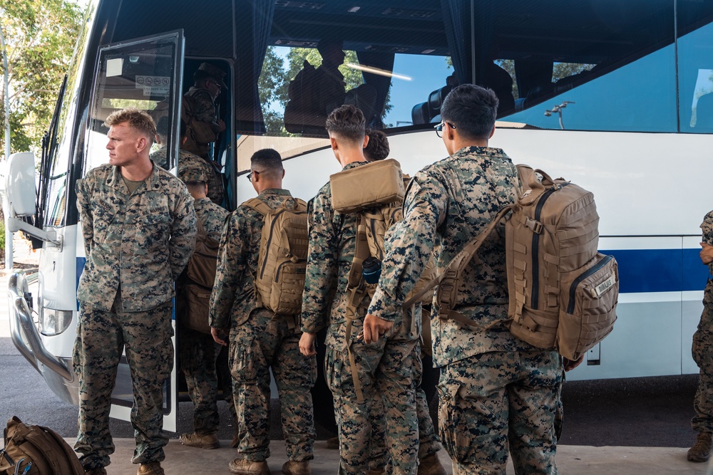 MRF-D 25.3: U.S. Marines return to Australia from Indonesia