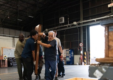 374 LRS outbound cargo section moves history