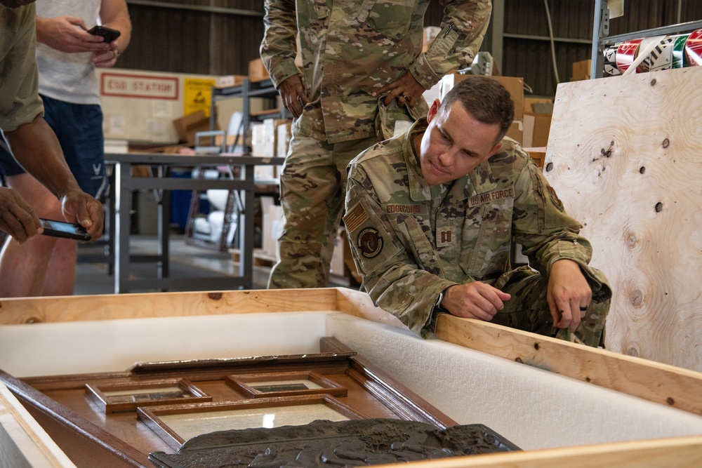 374 LRS outbound cargo section moves history