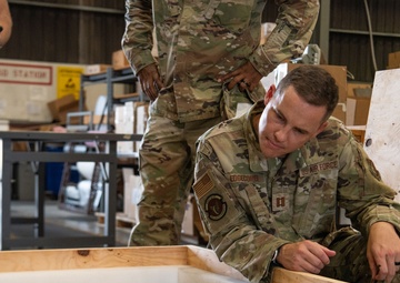 374 LRS outbound cargo section moves history