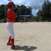 HMH-462 Marines play baseball with local youth team