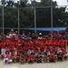 HMH-462 Marines play baseball with local youth team