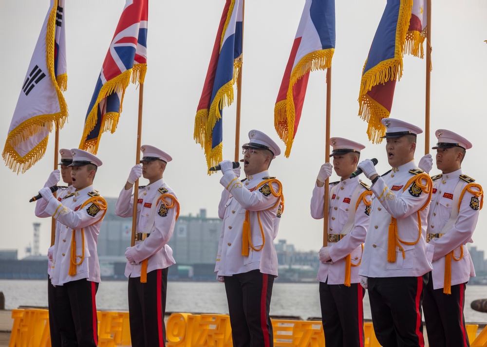 MARFORK Marines attend 75th Anniversary of the Incheon Landing Ceremony