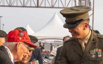 MARFORK Marines attend 75th Anniversary of the Incheon Landing Ceremony