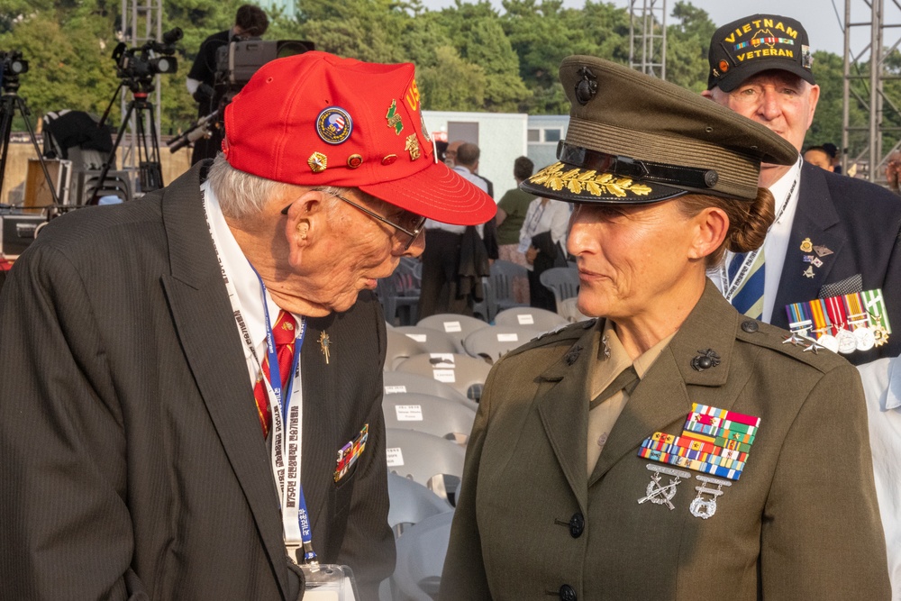 MARFORK Marines attend 75th Anniversary of the Incheon Landing Ceremony