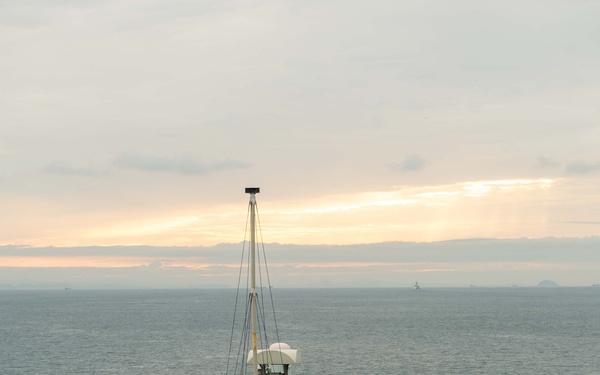 USS BLUE RIDGE ARRIVES IN SOUTH KOREA