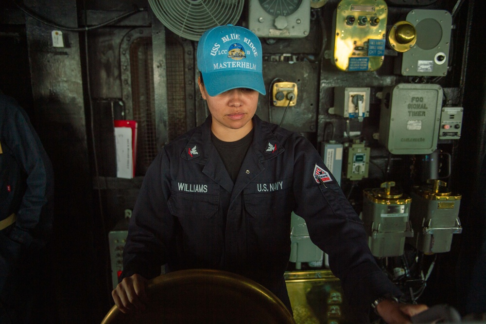 USS BLUE RIDGE ARRIVES IN SOUTH KOREA