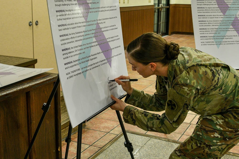Suicide Prevention Proclamation Signing Ceremony