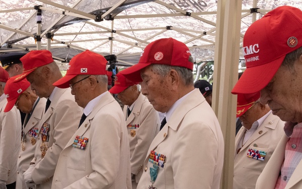 MARFORK Marines participate in Floral Tribute honoring 75th Anniversary of the Incheon Landing