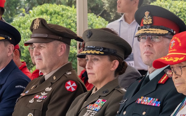 MARFORK Marines participate in Floral Tribute honoring 75th Anniversary of the Incheon Landing