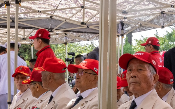 MARFORK Marines participate in Floral Tribute honoring 75th Anniversary of the Incheon Landing