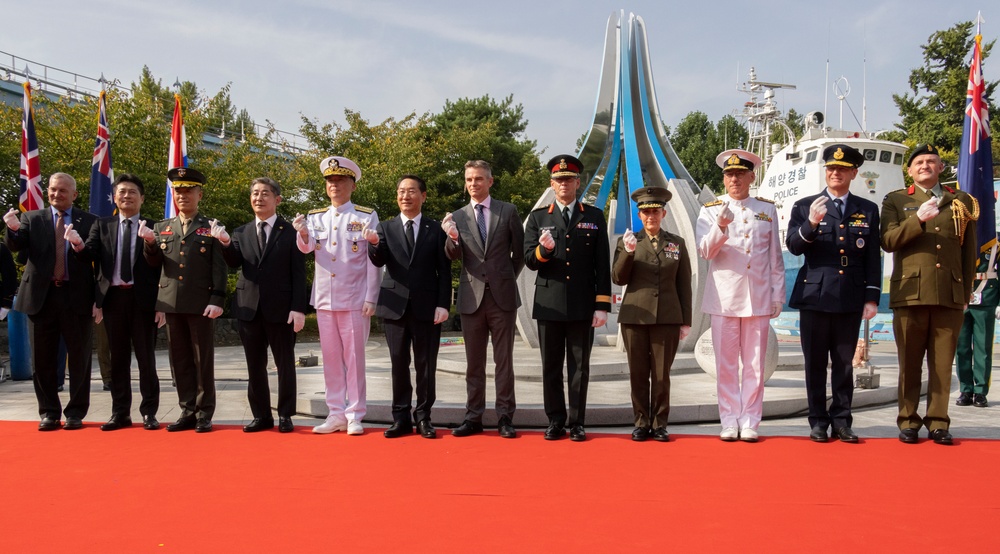 MARFORK attends the Monument Reveal honoring the Incheon Landing
