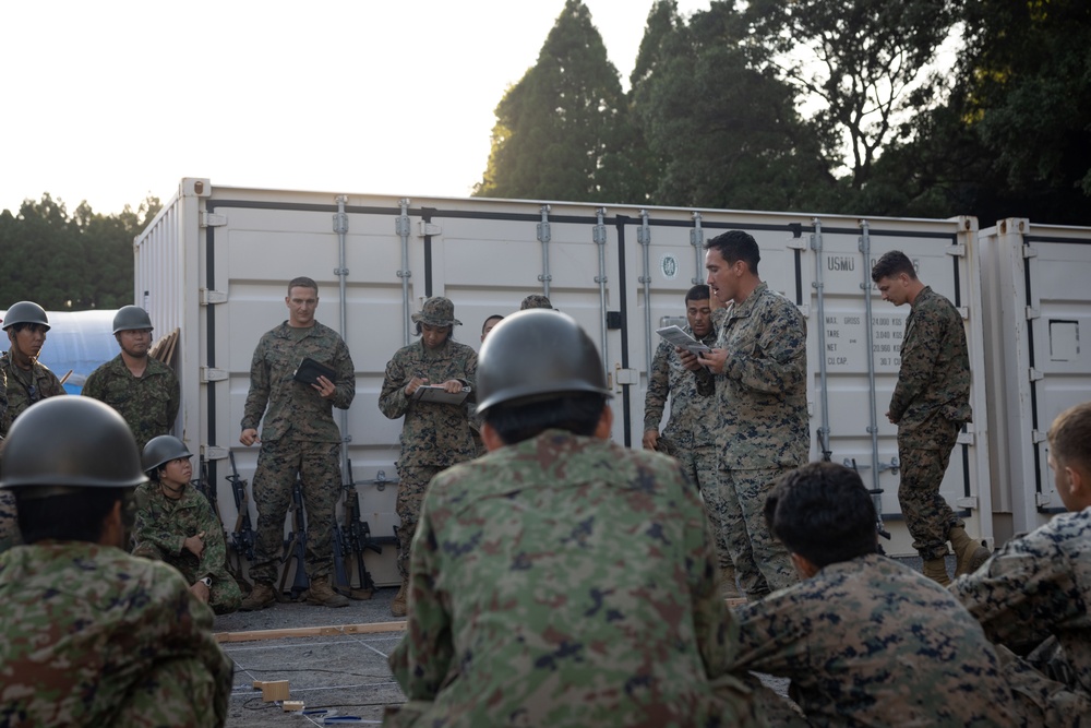 RD25 | U.S. Marines with 12th MLR and JGSDF Soldiers Participate in a Bilateral Convoy Brief