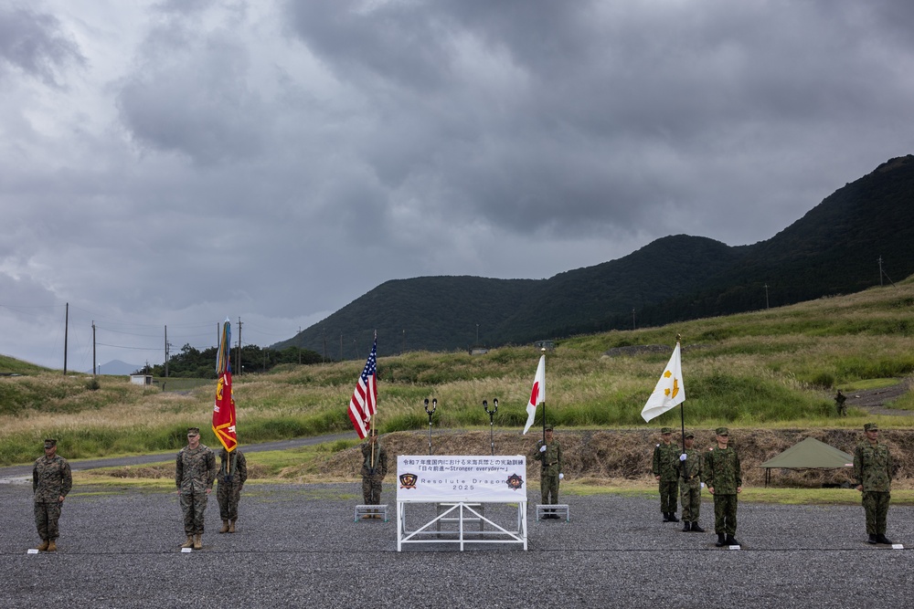 RD 25 | 12th LCT Marines, Sailors, and JGSDF Members Participate in an Opening Ceremony at Hijudai Maneuver Area