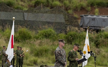 RD 25 | 12th LCT Marines, Sailors, and JGSDF Members Participate in an Opening Ceremony at Hijudai Maneuver Area