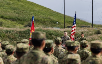 RD 25 | 12th LCT Marines, Sailors, and JGSDF Members Participate in an Opening Ceremony at Hijudai Maneuver Area
