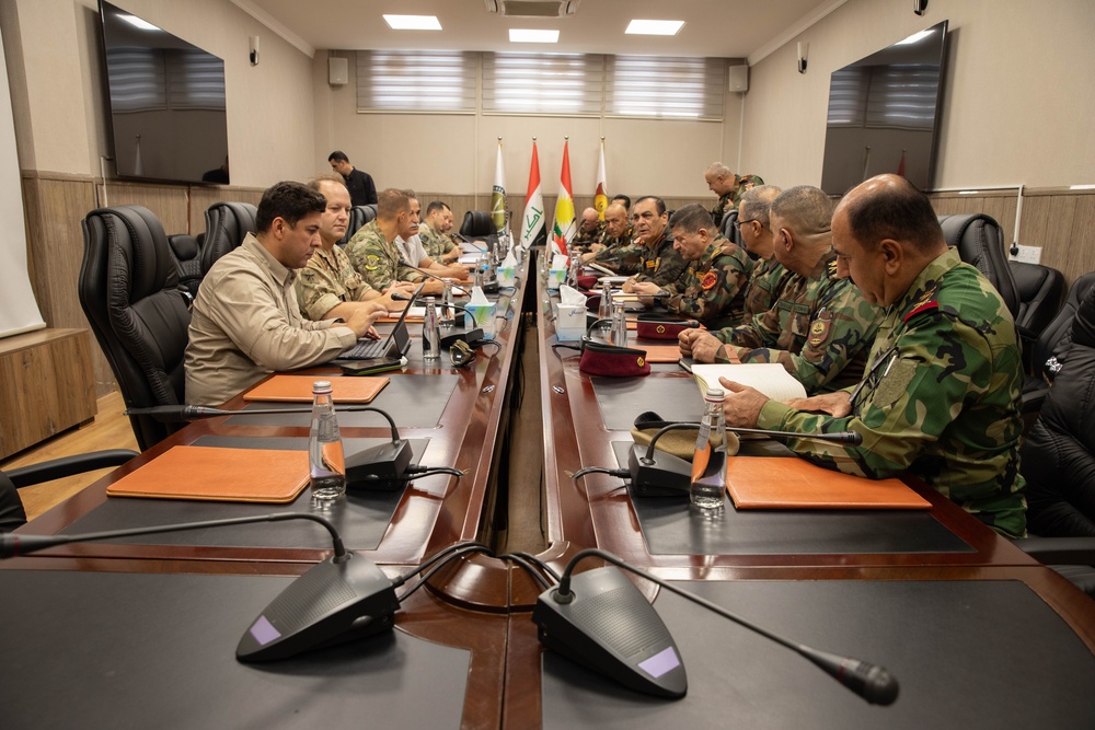JOCAT-N and Ministry of Peshmerga Affairs discuss 5th and 6th Division’s Validation Exercise