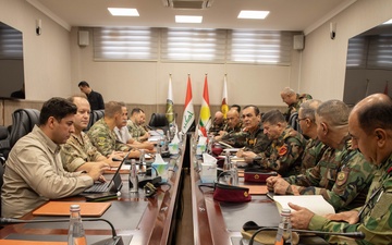 JOCAT-N and Ministry of Peshmerga Affairs discuss 5th and 6th Division’s Validation Exercise