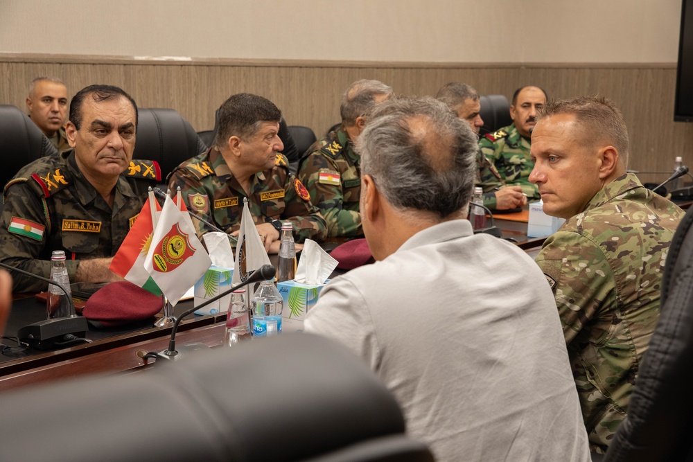 JOCAT-N and Ministry of Peshmerga discuss 5th and 6th Division’s Validation Exercise