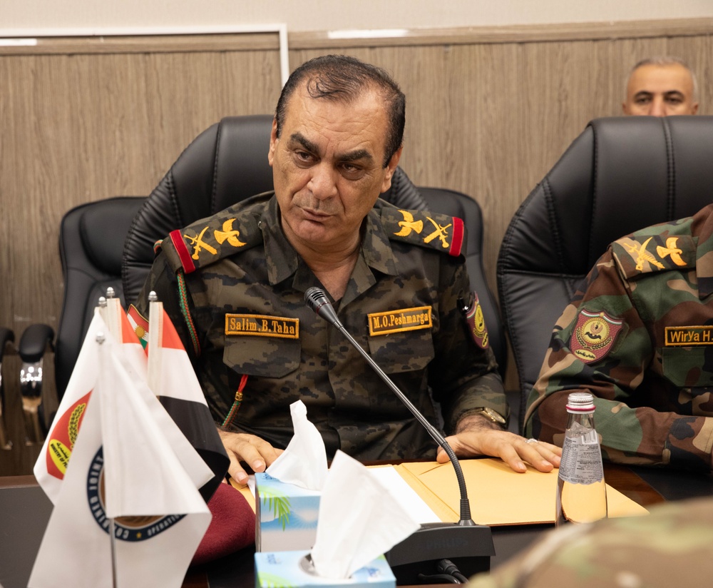 JOCAT-N and Ministry of Peshmerga discuss 5th and 6th Division’s Validation Exercise