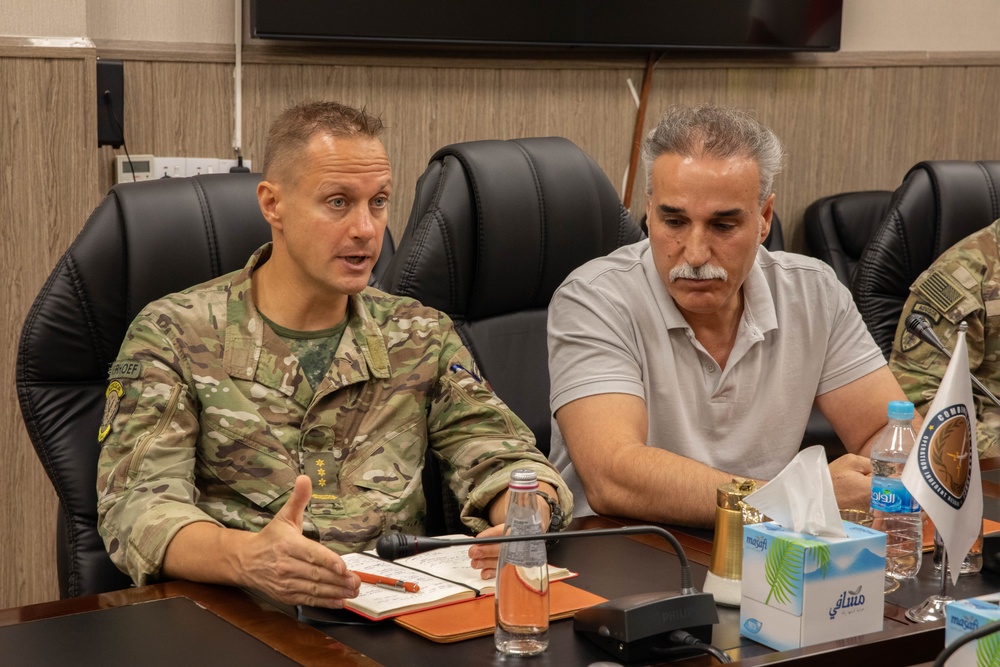 JOCAT-N and Ministry of Peshmerga Affairs discuss 5th and 6th Division’s Validation Exercise