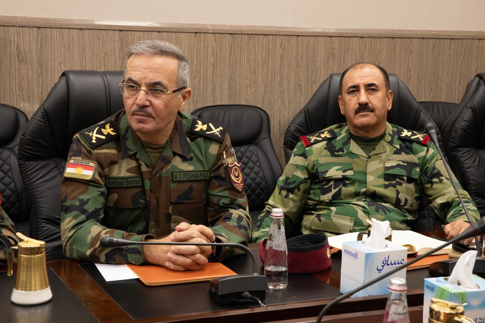 JOCAT-N and Ministry of Peshmerga Affairs discuss 5th and 6th Division’s Validation Exercise