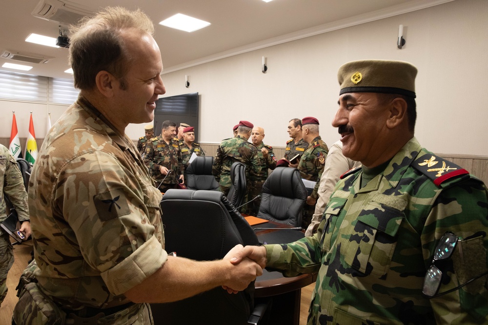 JOCAT-N and Ministry of Peshmerga Affairs discuss 5th and 6th Division’s Validation Exercise
