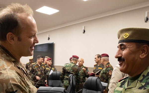 JOCAT-N and Ministry of Peshmerga Affairs discuss 5th and 6th Division’s Validation Exercise