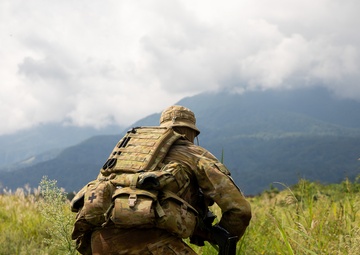 U.S. Army, Australian Soldiers and Japan Ground Self-Defense members are conducting familiarization training prior to the upcoming live fire training.