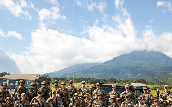 U.S. Army, Australian Soldiers and Japan Ground Self-Defense members are conducting familiarization training prior to the upcoming live fire training.