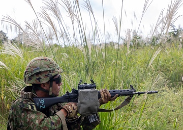 U.S. Army, Australian Soldiers and Japan Ground Self-Defense members are conducting familiarization training prior to the upcoming live fire training.